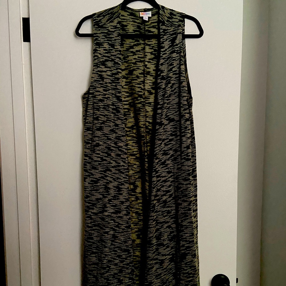 Lularoe JOY, shades of green and cream!!